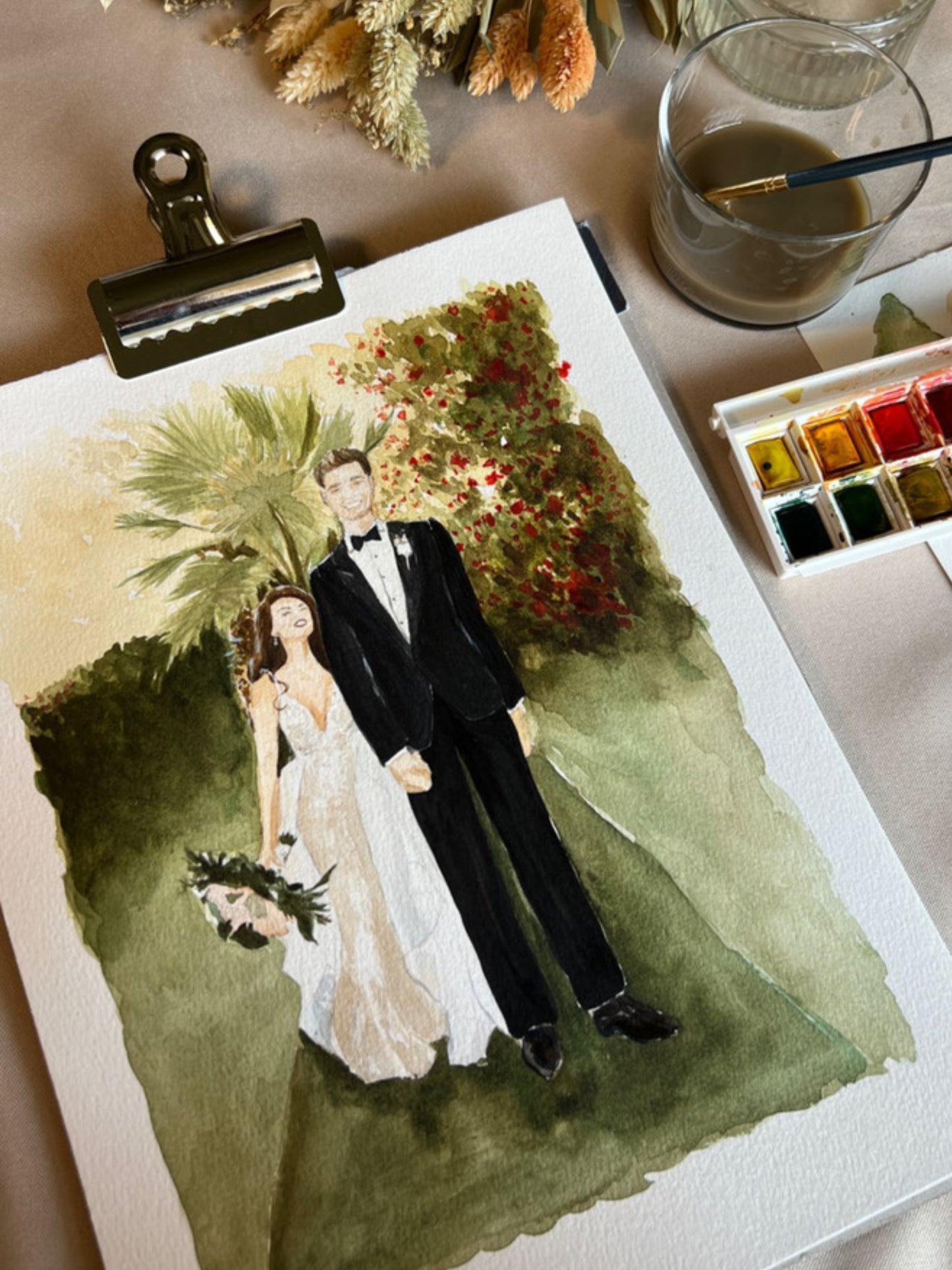 Custom Watercolor Portrait