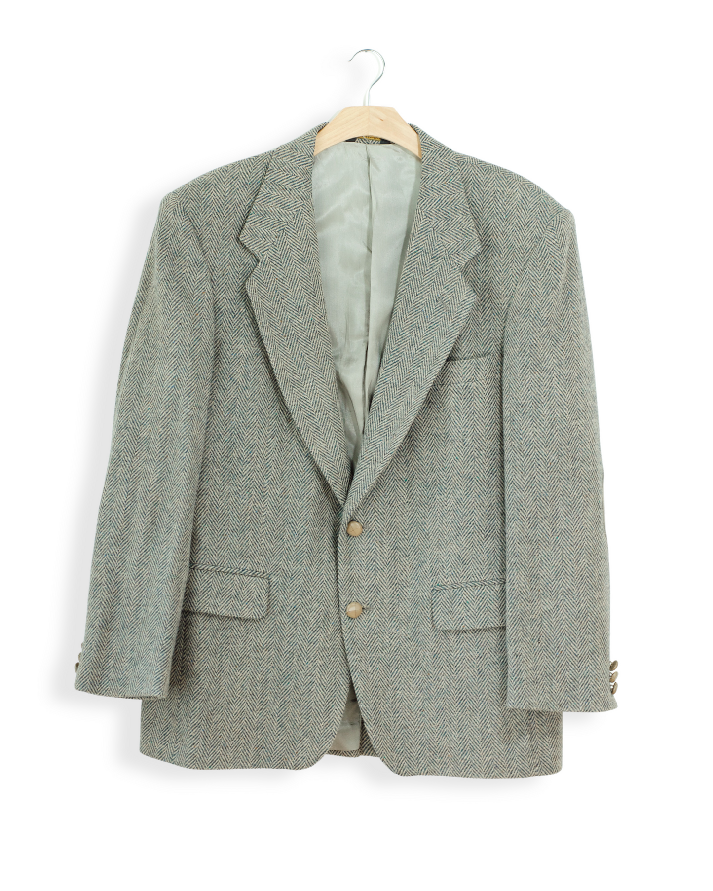 100% Wool Blazer with Suede Elbow Patches