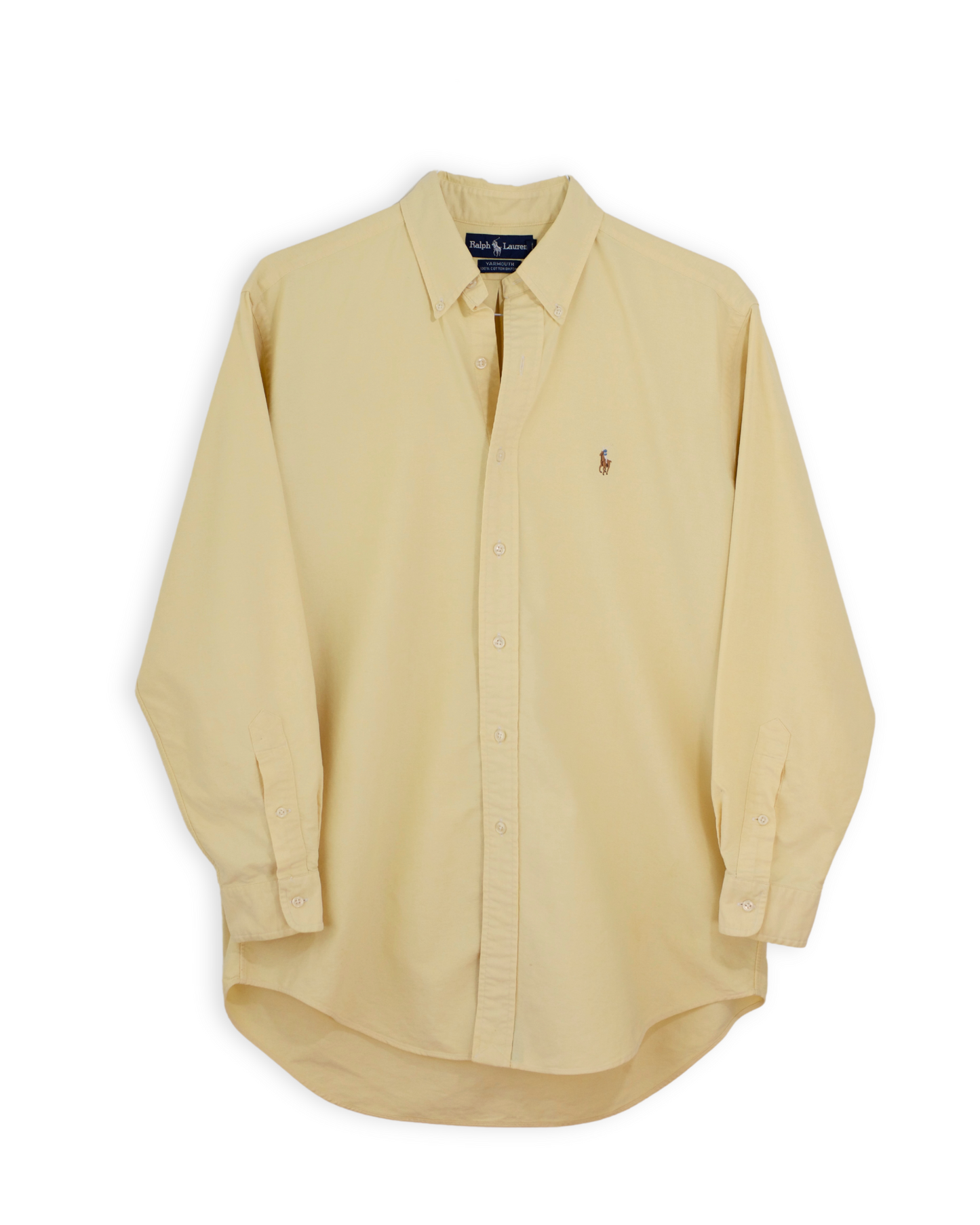 Butter Yellow Ralph Lauren Mens Button Down