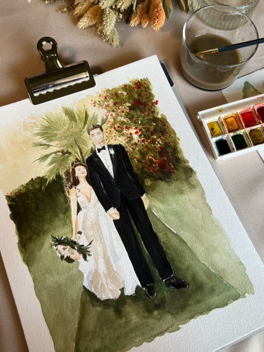 Custom Watercolor Portrait
